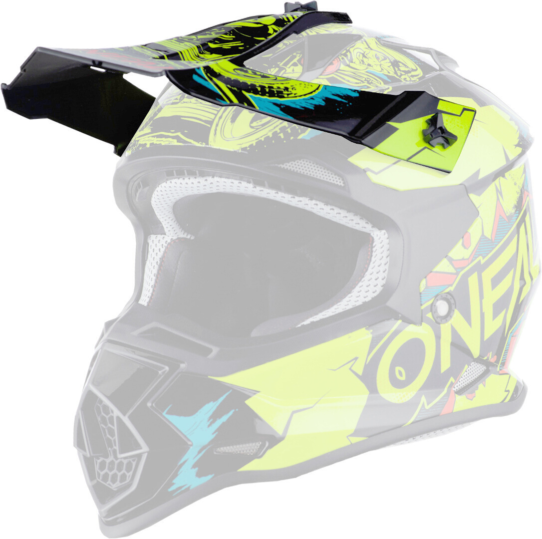 Oneal 2Series Villain Pic casque de jeunesse Jaune unique taille