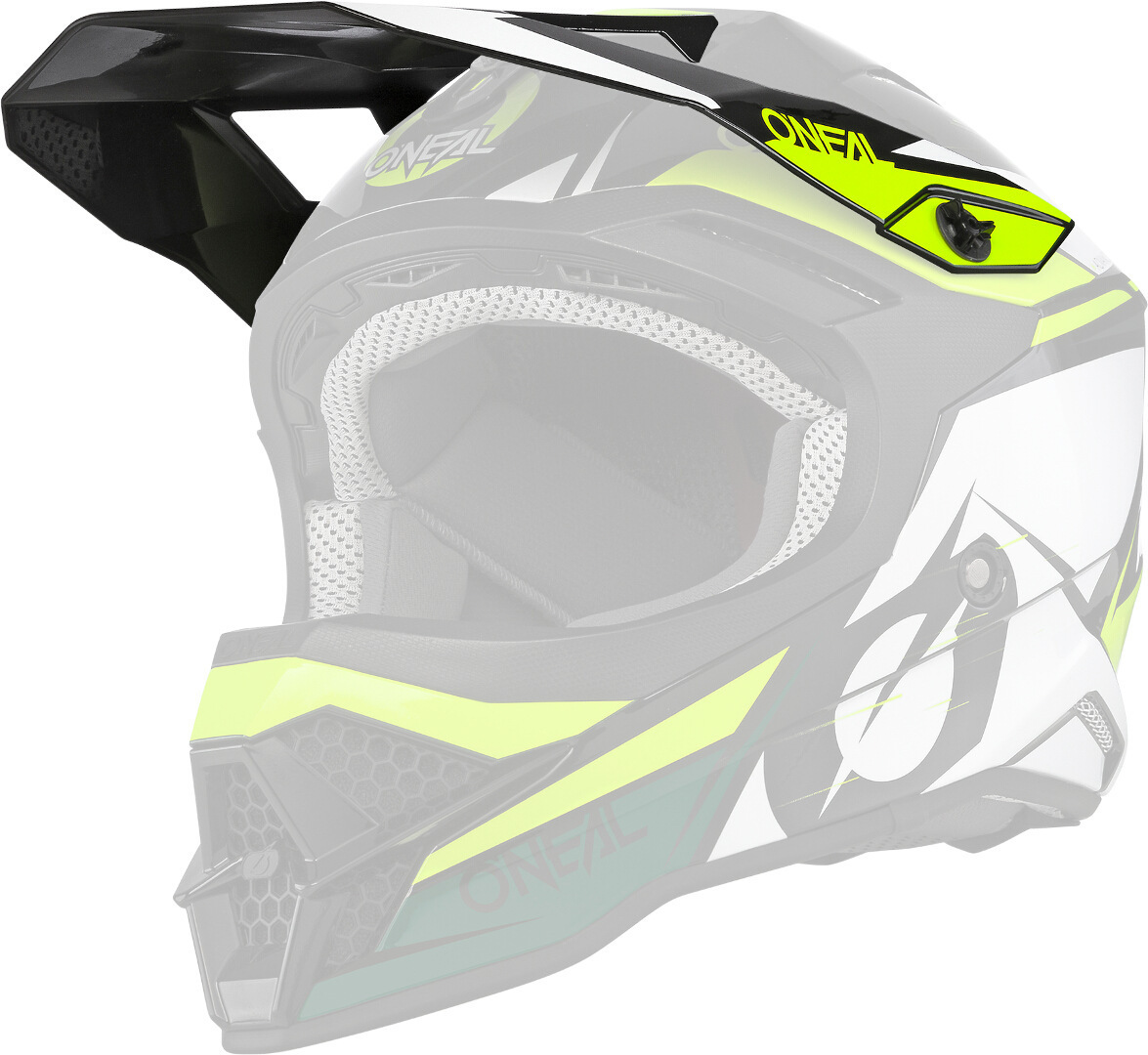 Oneal 3Series Stardust Pic casque Noir Blanc unique taille