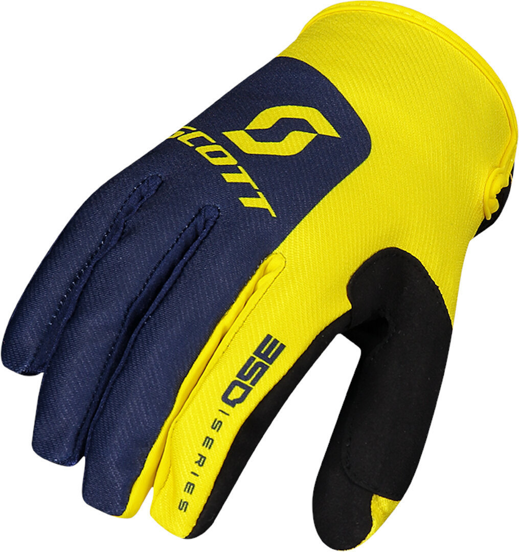 Scott 350 Track Gants de Motocross Bleu Jaune S