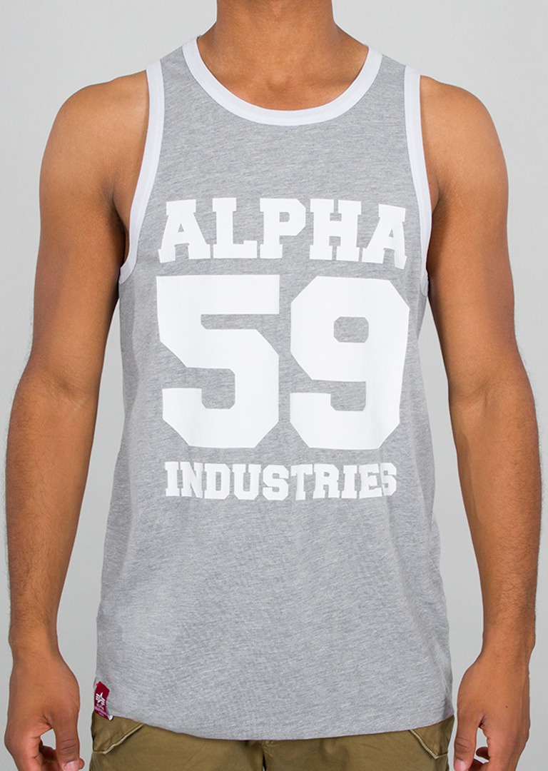 Image of Alpha Industries 59 Débardeur Gris 2XL