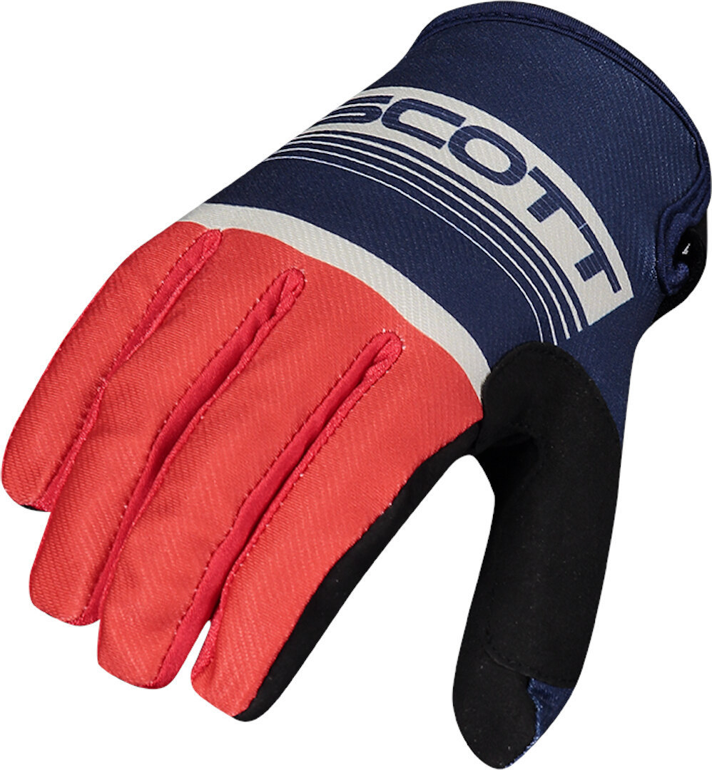 Scott 350 Race Gants de Motocross Bleu Orange S