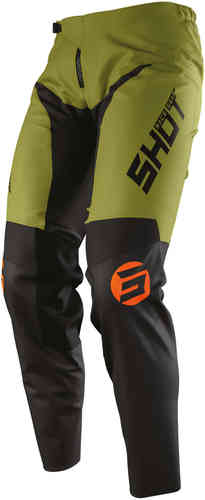 Shot Devo Storm Pantalones de Motocross Negro Verde 40