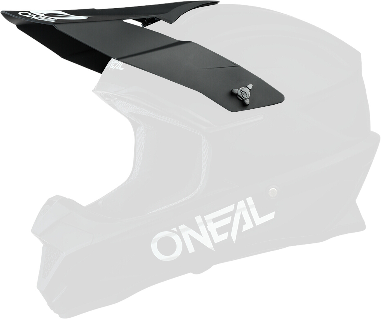 Oneal 1Series Solid Pic casque de jeunesse Noir unique taille