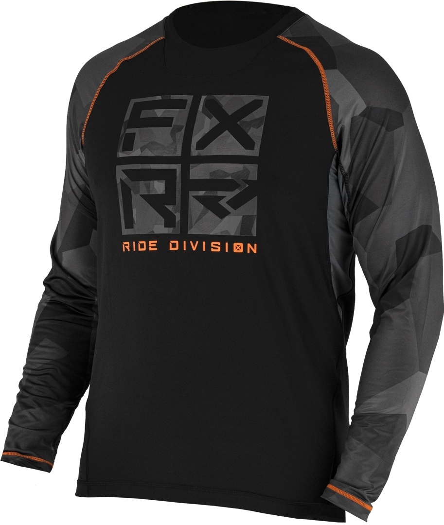 Image of FXR Atmosphere Chemise fonctionnelle Longsleeve Noir Multicolore 2XL