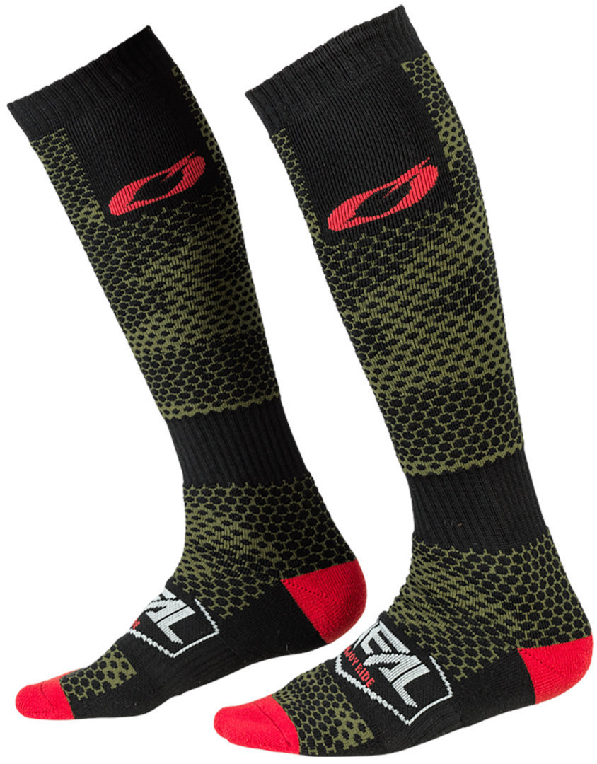 Image of Chaussettes O'Neal MX COVERT - BLACK GREEN
