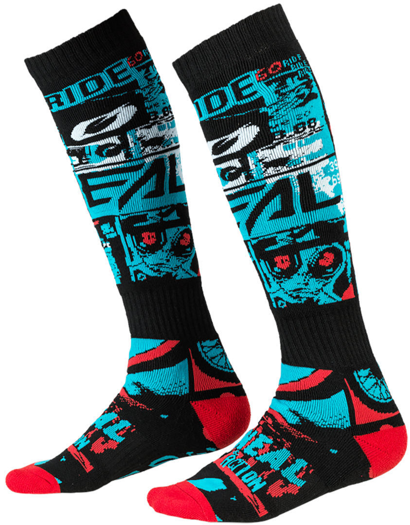 Image of Chaussettes O'Neal PRO MX - RIDE - BLACK BLUE