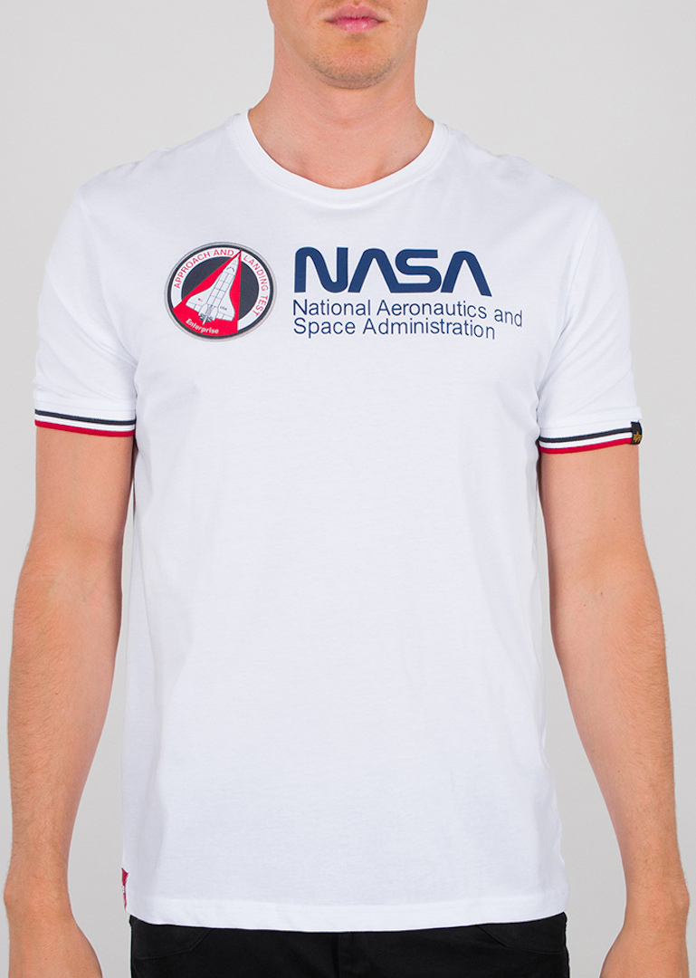 Alpha Industries NASA Retro T-Shirt Blanc S