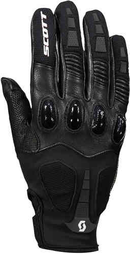 Scott Assault Pro Guantes de moto Negro Blanco 2XS