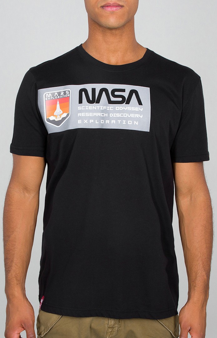 Alpha Industries Mars Reflective T-Shirt Noir S