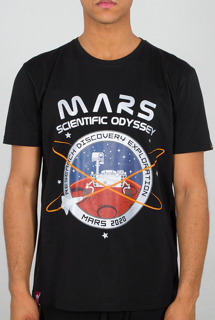Alpha Industries Mission to Mars T-Shirt Noir S