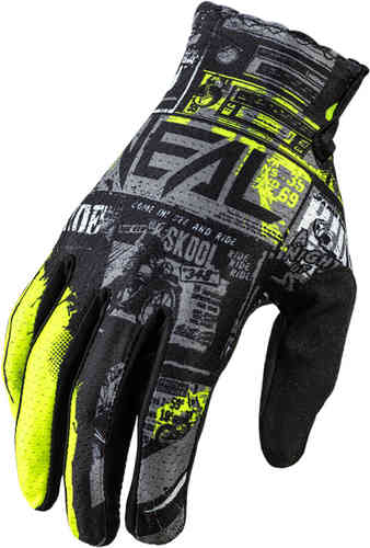 Oneal Matrix Ride Guantes de Motocross Negro Amarillo XL