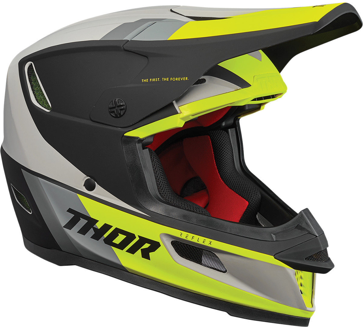 Thor Reflex Apex MIPS ECE Casque de motocross Gris Vert XS