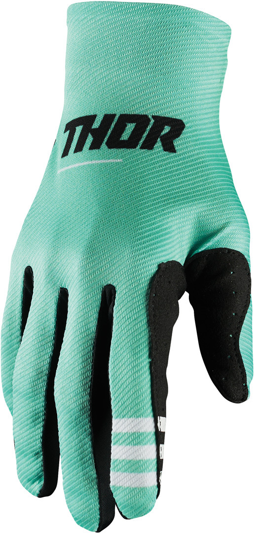 Thor Agile Plus Gants de Motocross Noir Turquoise XS