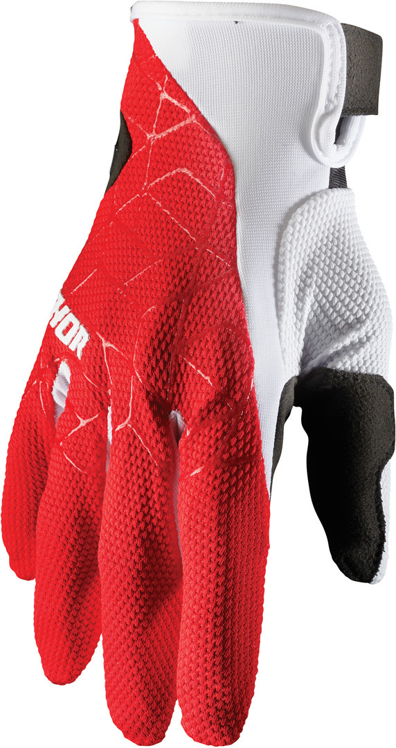 Thor Draft Gants de Motocross Blanc Rouge XS