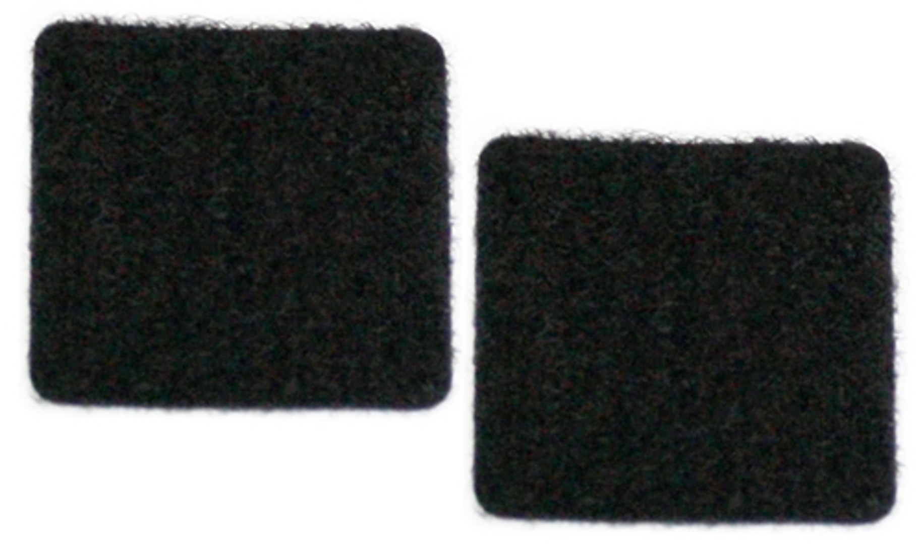 Image of Cardo carré Velcro Pads Noir unique taille