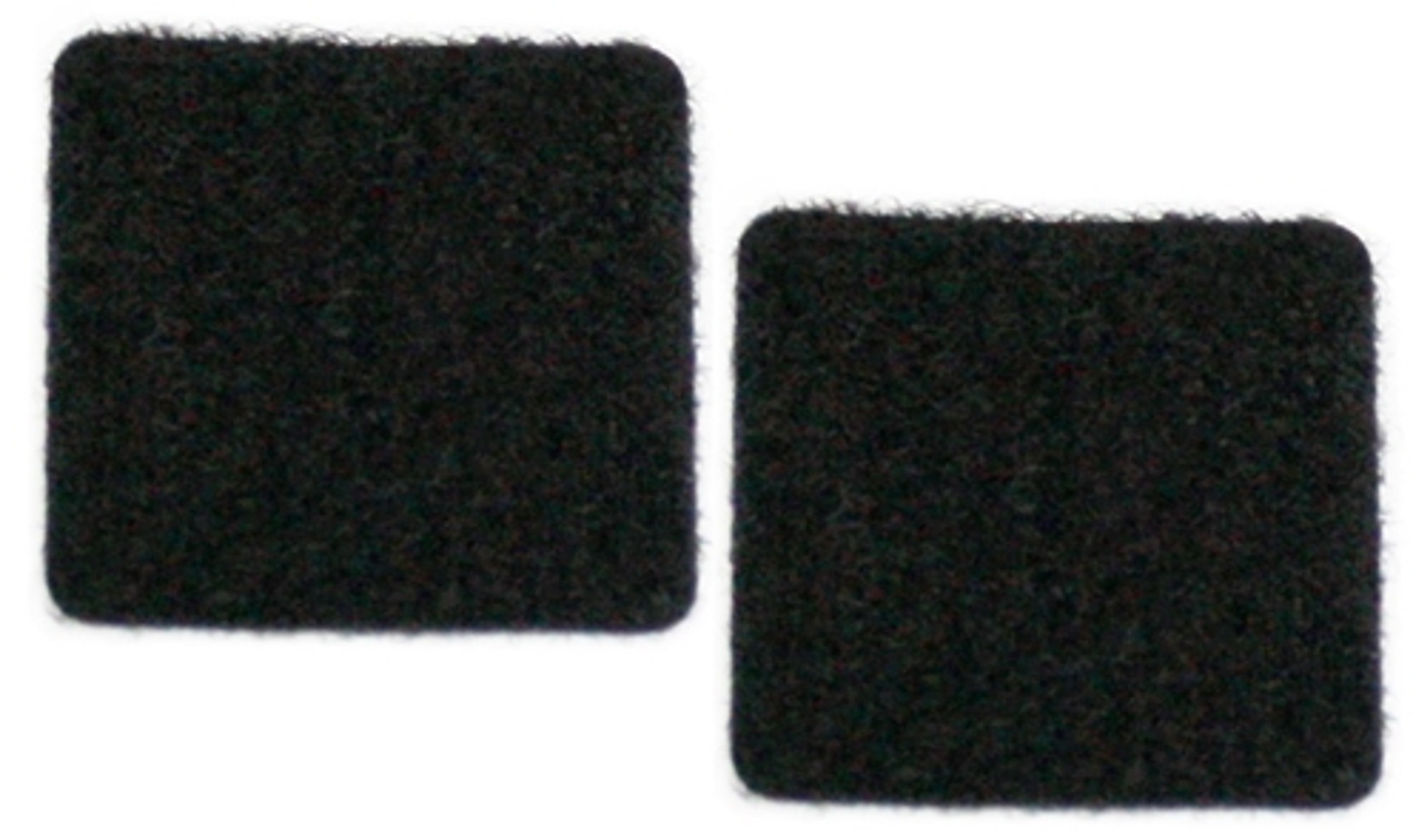 Cardo carré Velcro Pads Noir unique taille