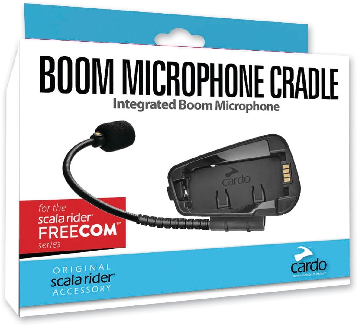 Cardo Freecom Berceau de microphone de boom Noir unique taille