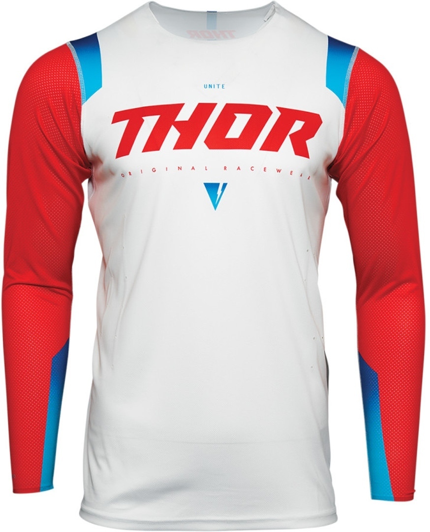 Thor Prime Pro Unite Maillot motocross Rouge S