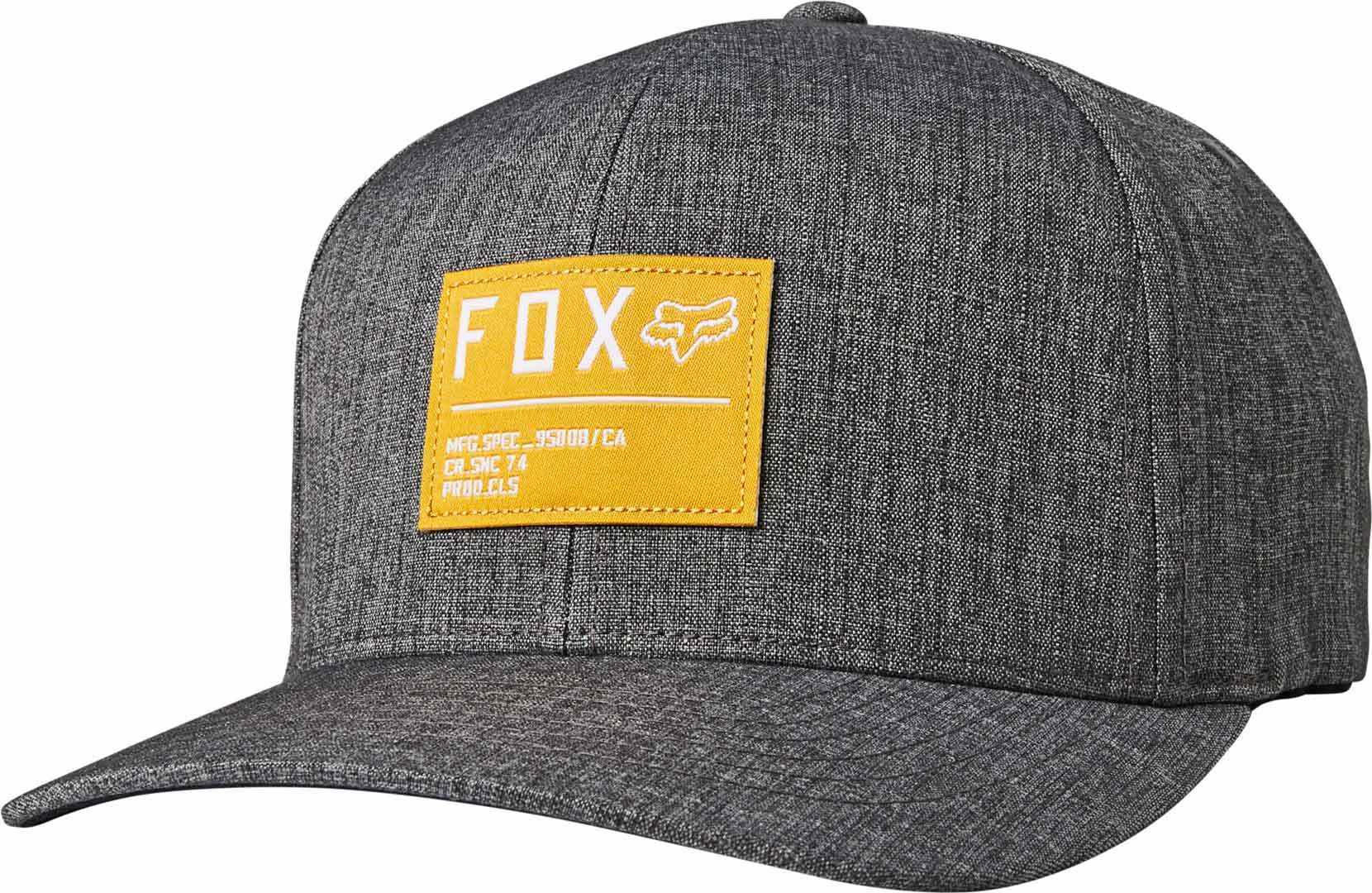 FOX Non Stop Flexfit Cap Gris Jaune S M