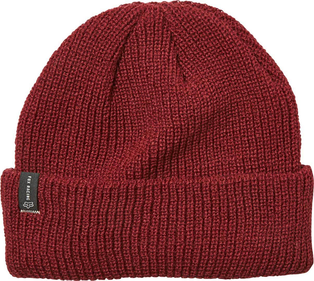 FOX Machinist Beanie Rouge unique taille