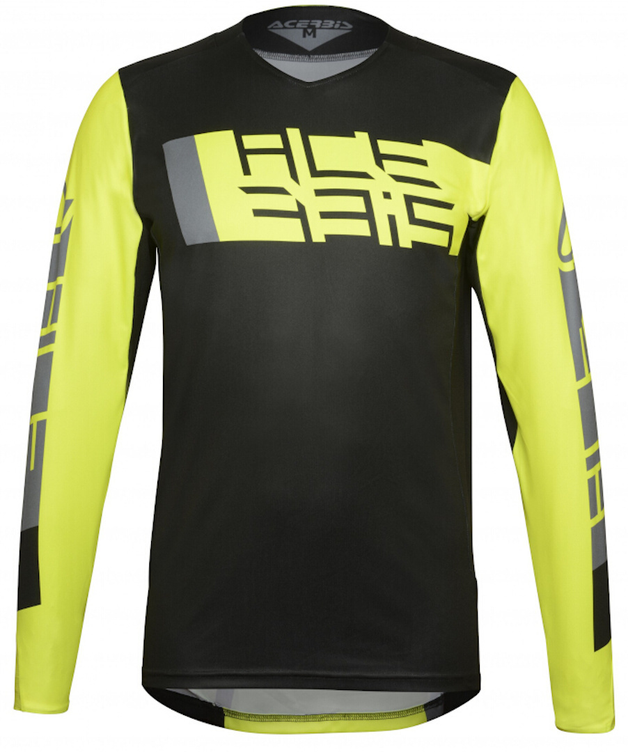 Acerbis LTD Outrun Maillot motocross Noir Jaune S