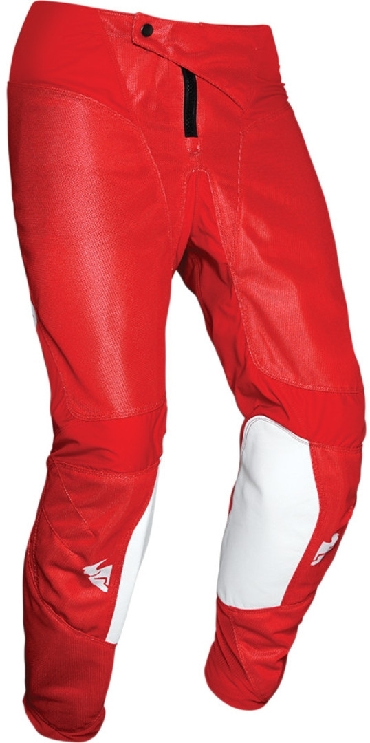 Thor Pulse Air Rad Pantalon motocross pour les jeunes Blanc Rouge XS