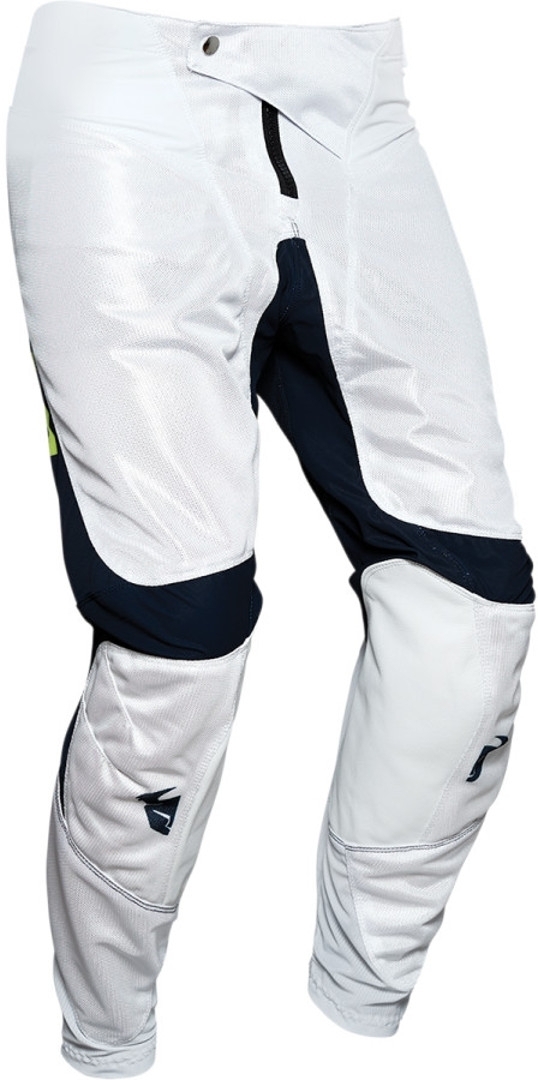 Thor Pulse Air Rad Pantalon motocross pour les jeunes Blanc Bleu XS