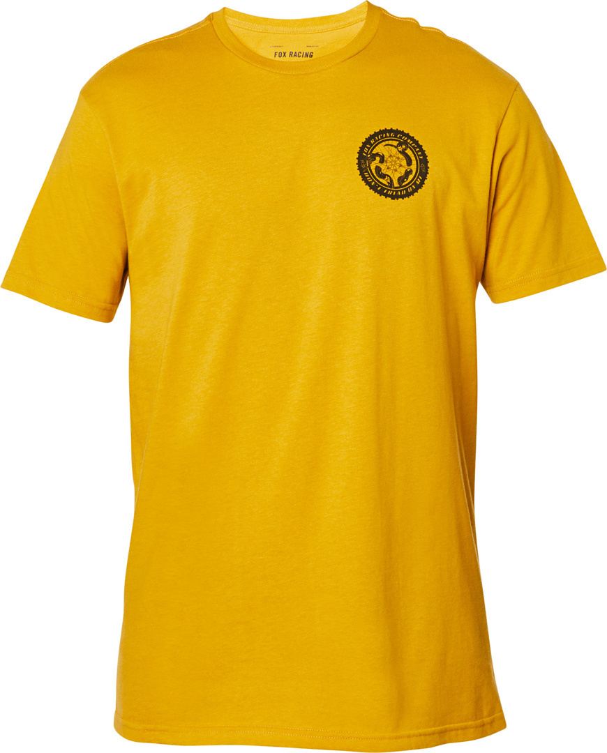 FOX Tread On Premium T-Shirt Jaune S