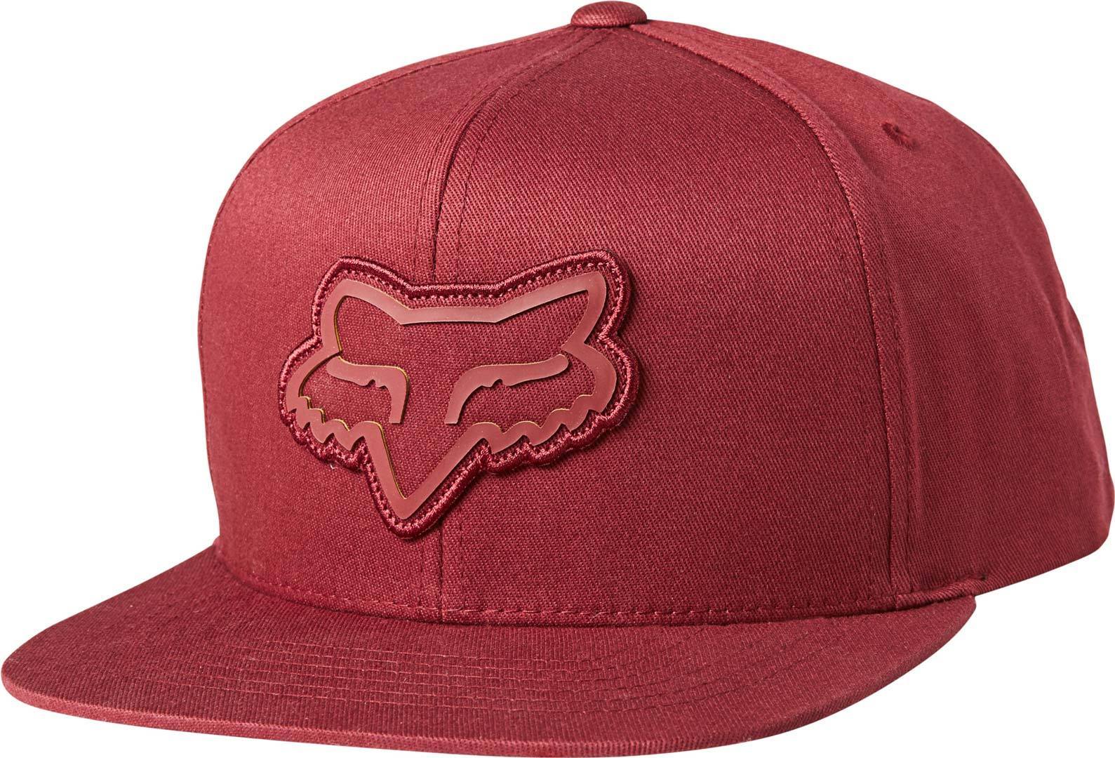 FOX Gasket Snapback Cap Rouge unique taille