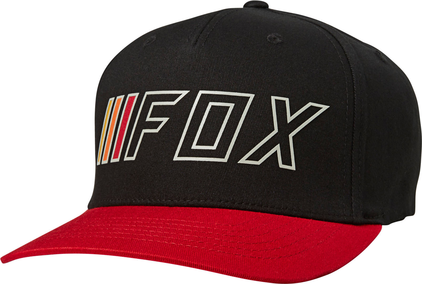 FOX Brake Check Flexfit Cap Noir Rouge S M