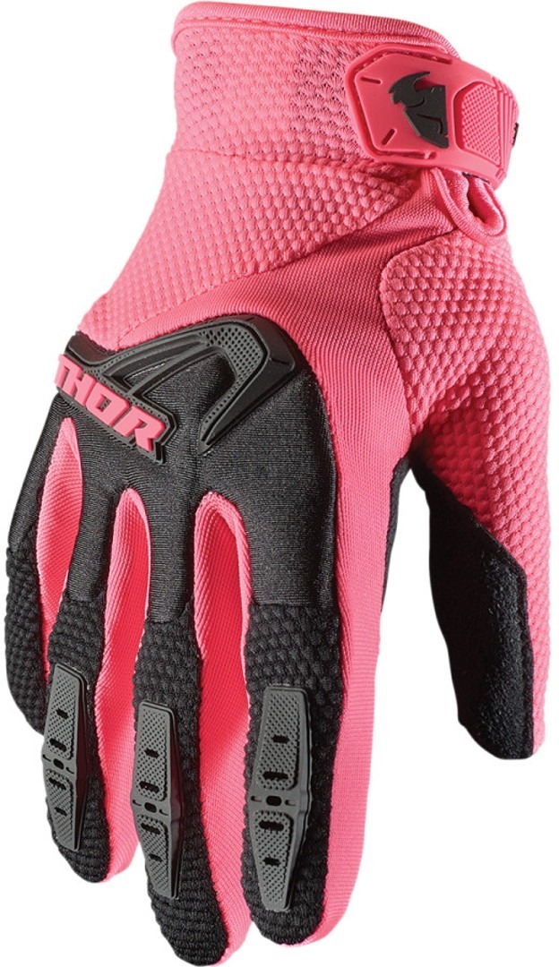 Thor Spectrum Gants de motocross pour dames Noir Rose XL