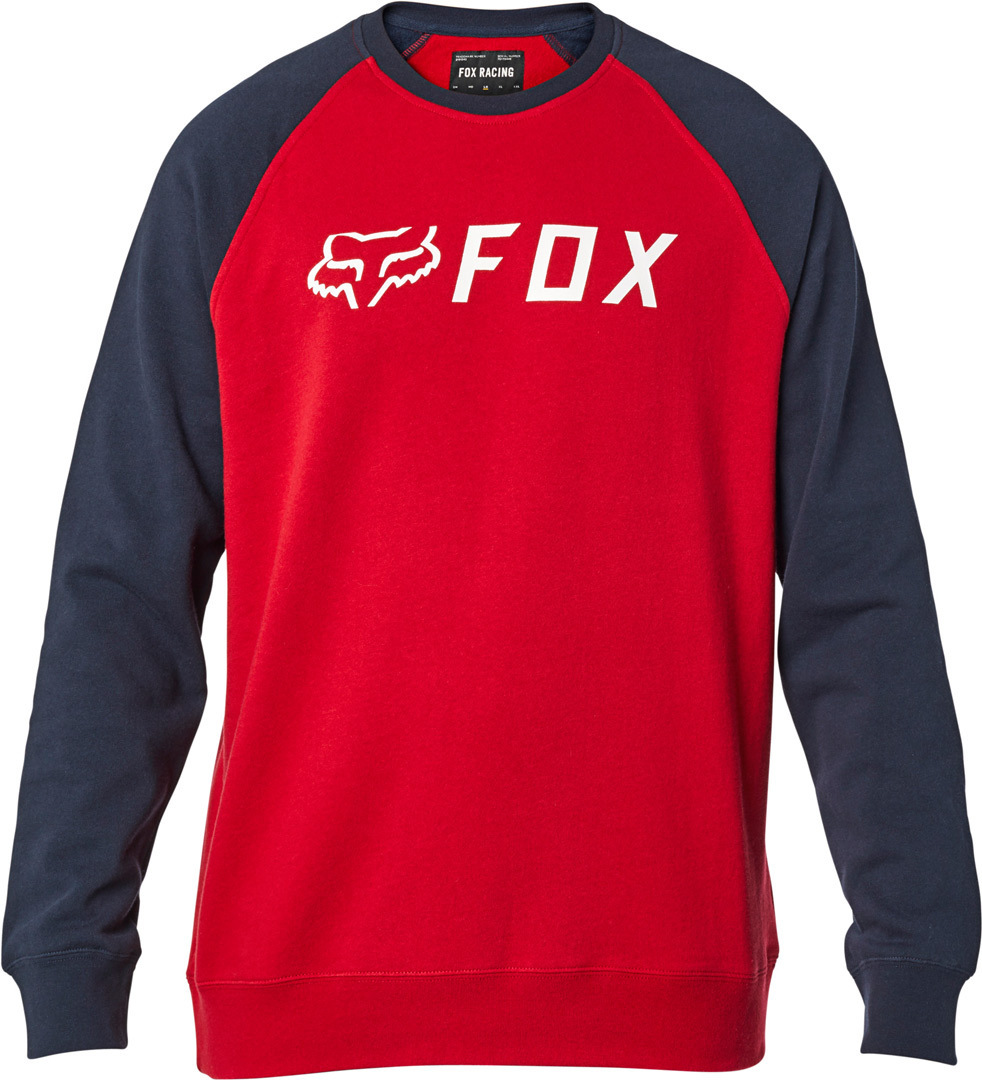 FOX Apex Crew Pullover Rouge Bleu S