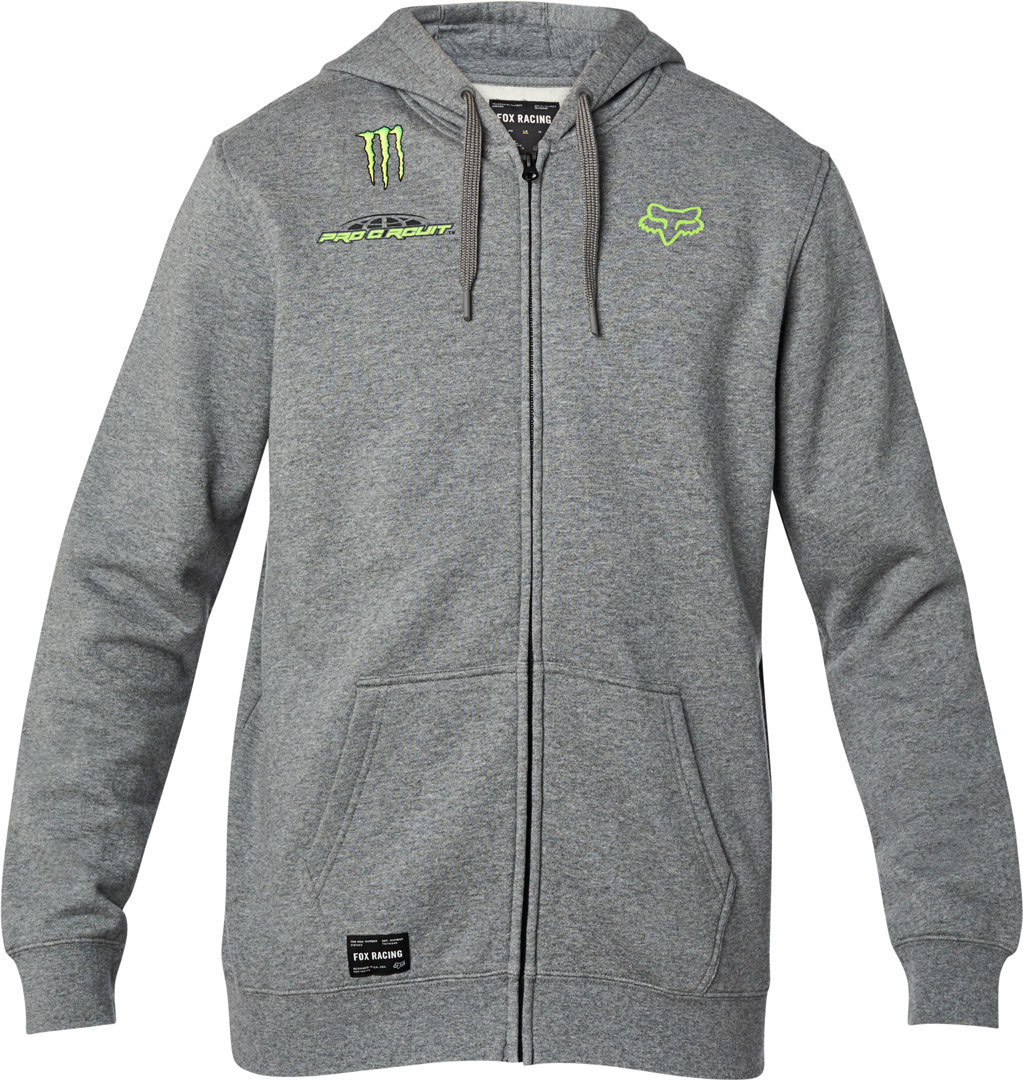 FOX Pro Circuit Zip Hoodie Gris S