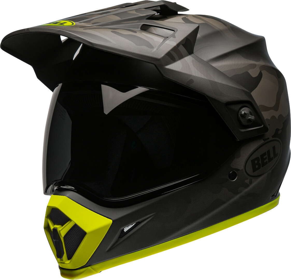 Bell MX-9 Adventure Mips Stealth Camo Casque de motocross Noir S