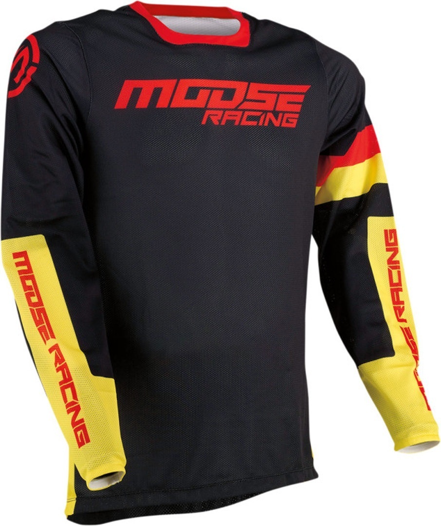 Moose Racing Sahara Racewear Maillot motocross Noir Jaune 3XL
