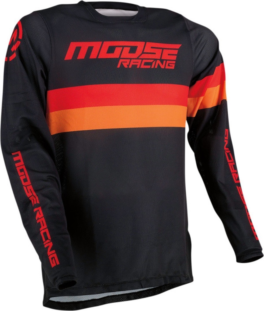 Moose Racing Sahara Racewear Maillot motocross Noir Orange 3XL