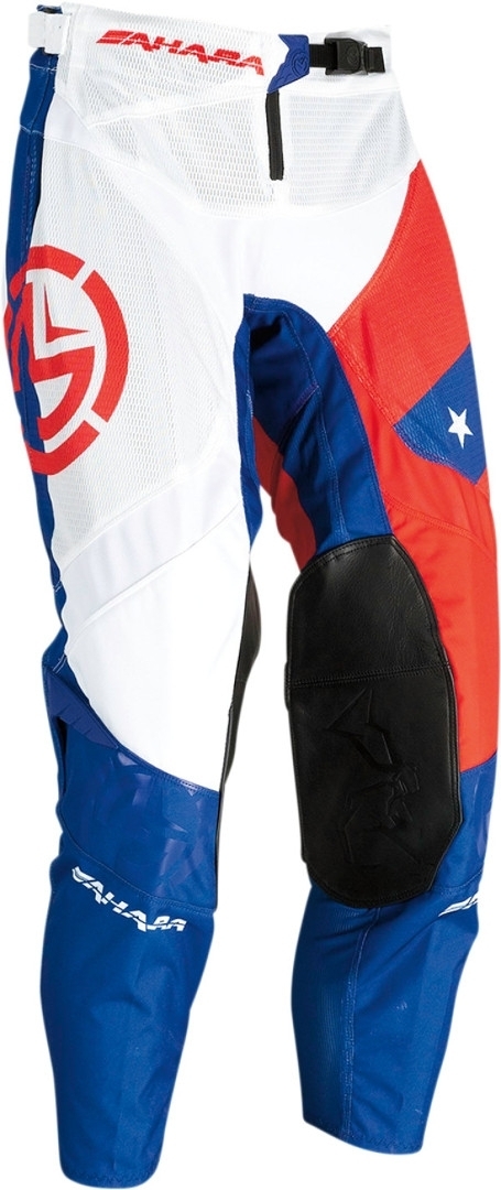 Moose Racing Sahara Racewear Pantalon Motocross Blanc Rouge Bleu 28
