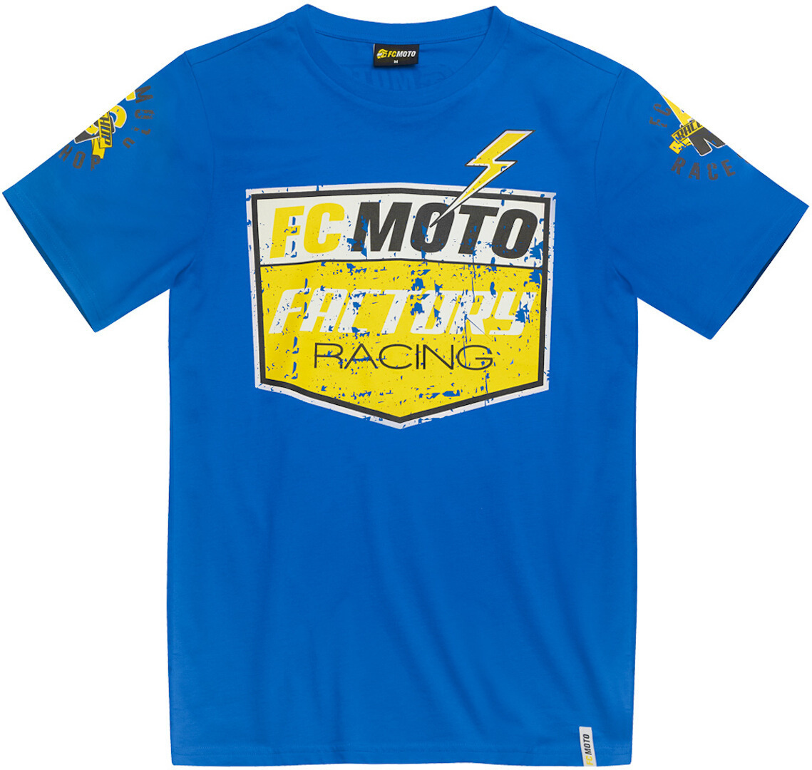 Image of FC-Moto Crew T-Shirt Bleu 2XL