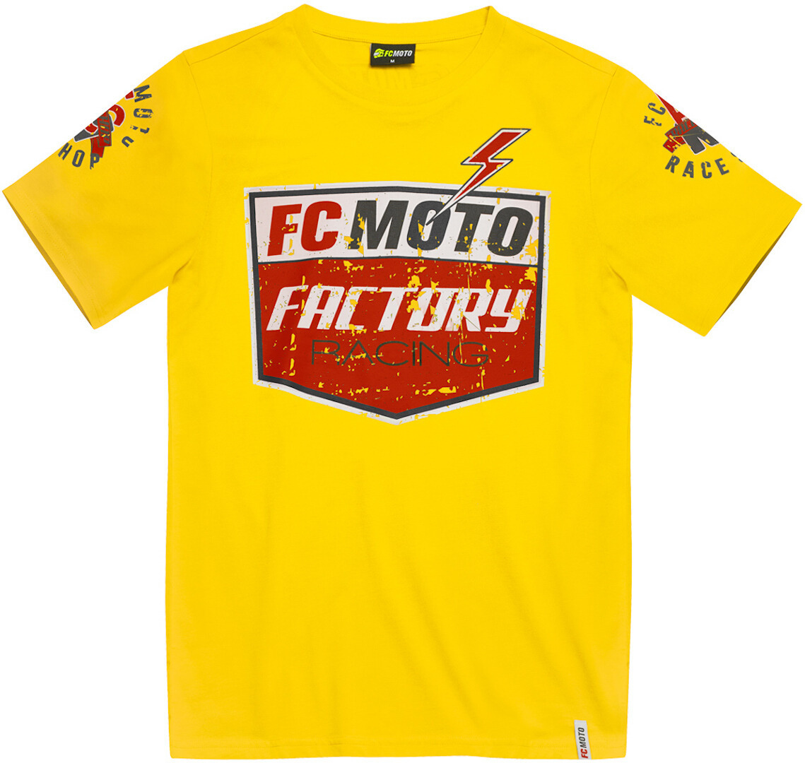 FC-Moto Crew T-Shirt Jaune S