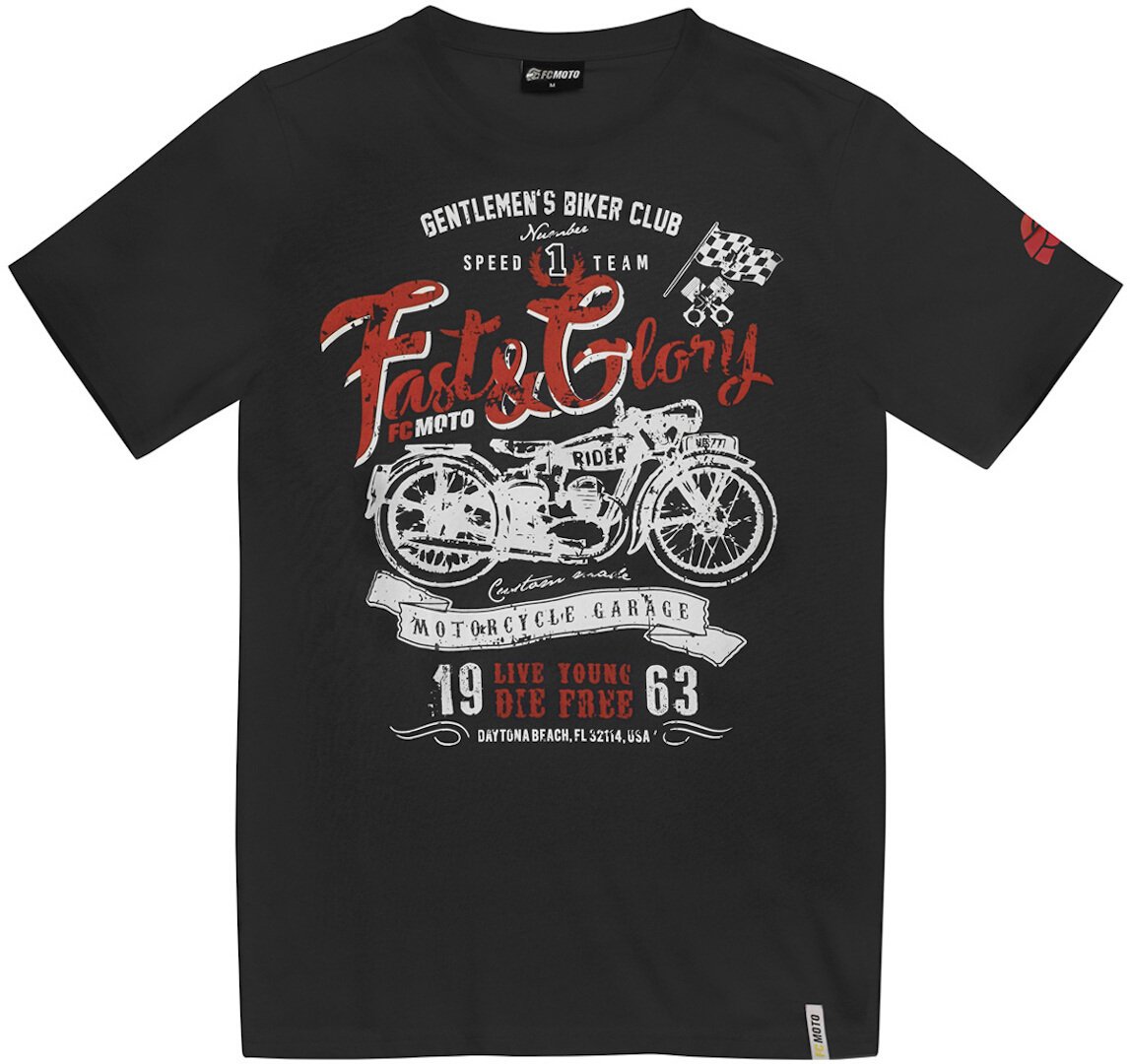 FC-Moto Fast and Glory T-Shirt Noir S
