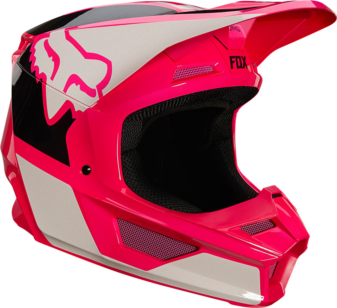 FOX V1 REVN Casque de motocross Rose XS