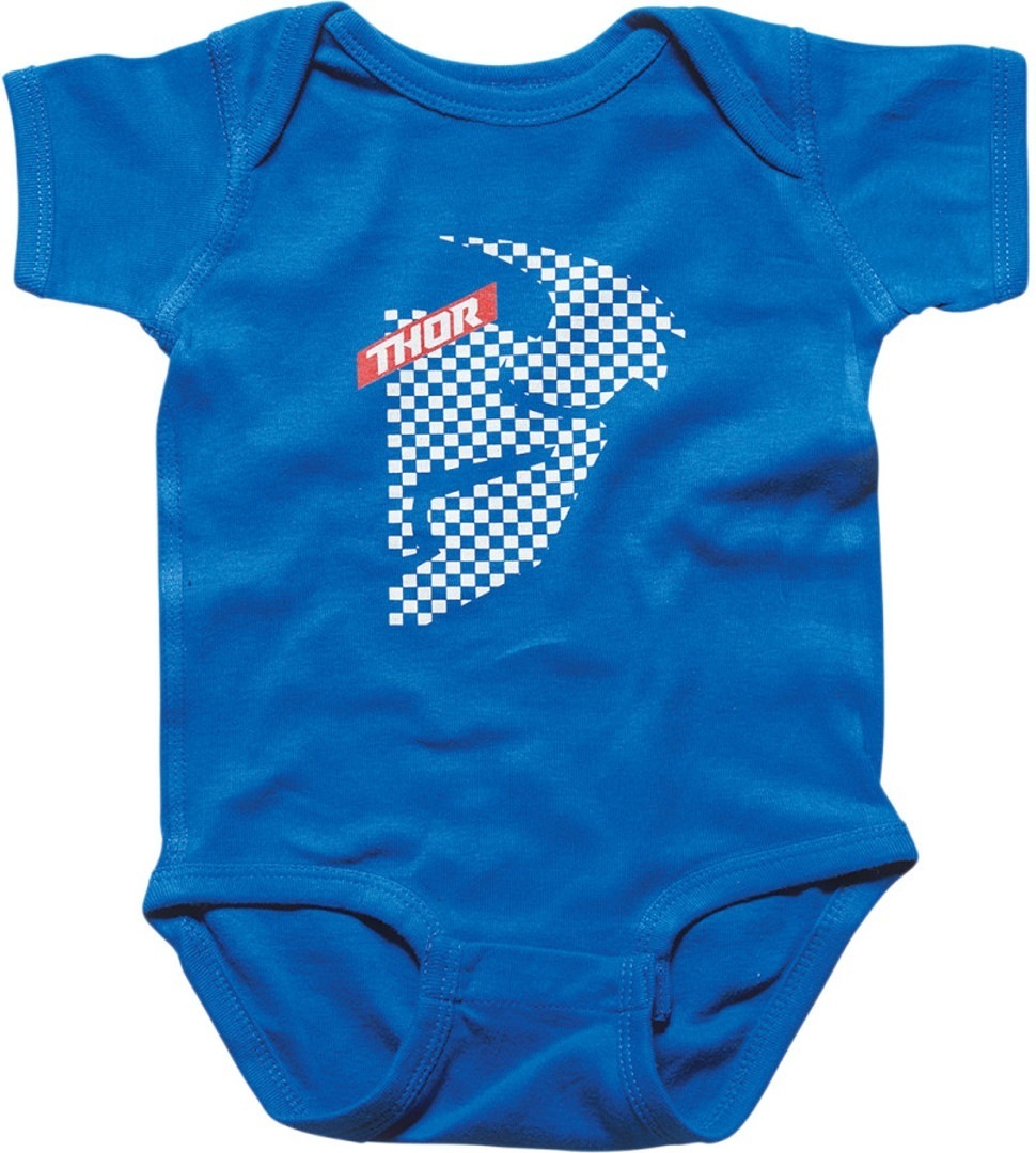 Thor Infant Headchecked Supermini Bébé Romper Bleu 6 - 12 mois