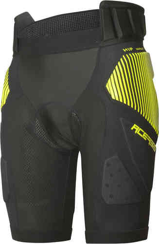 Acerbis Soft Rush Pantalones cortos protectores Negro Amarillo M