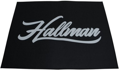 Thor Hallman Alfombra de puerta Negro Blanco un tamaño