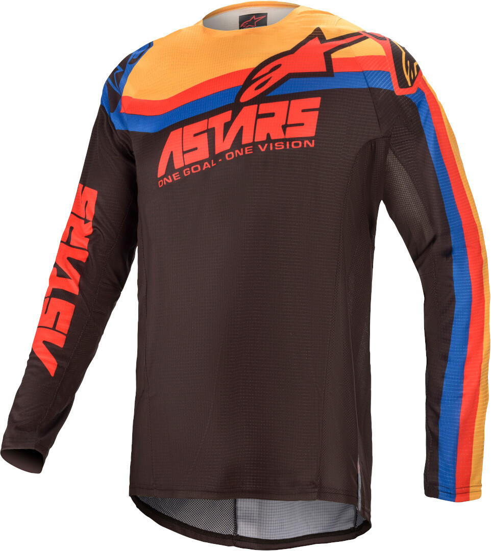 Alpinestars Techstar Venom Maillot motocross Noir Rouge Jaune S