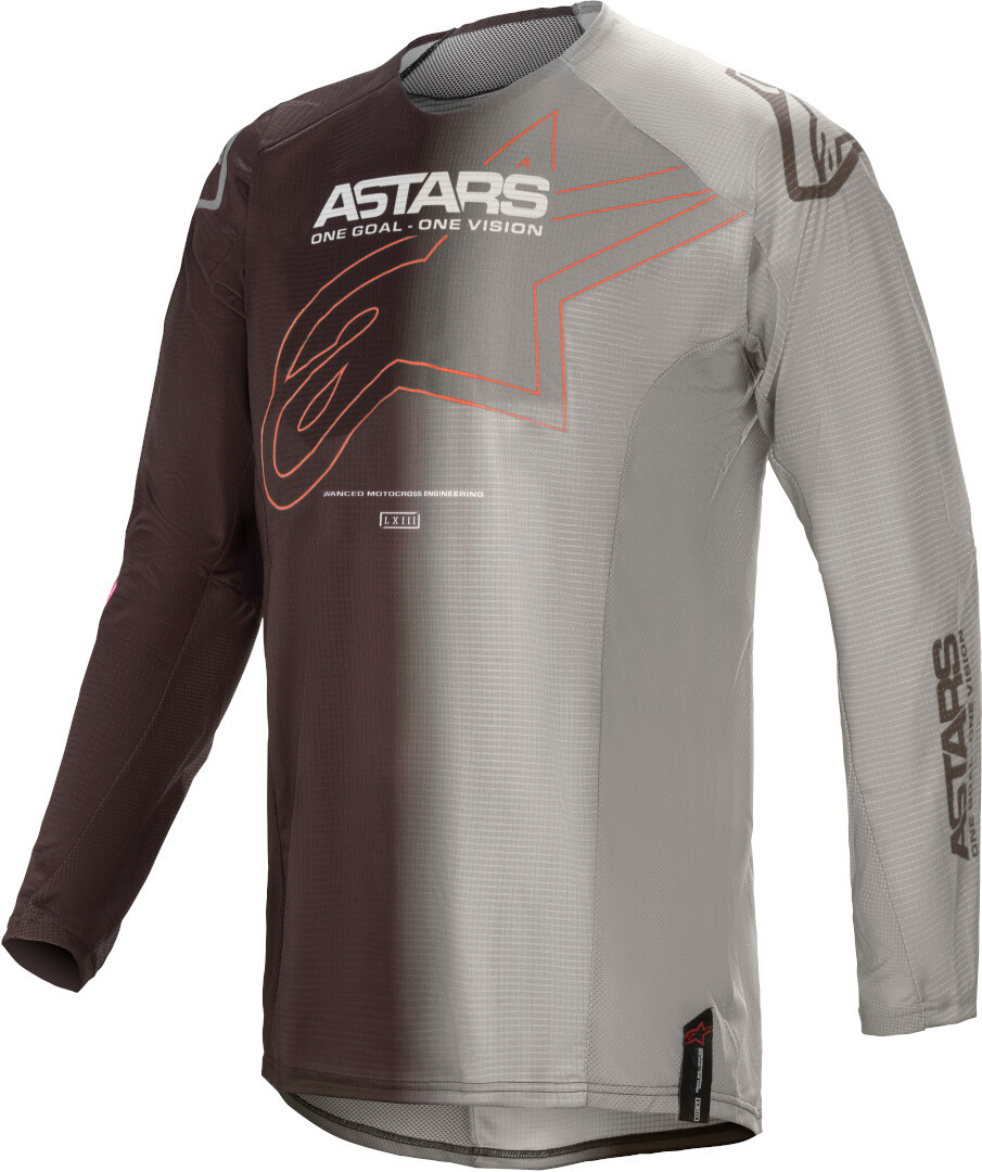 Alpinestars Techstar Phantom Maillot motocross Noir Gris S