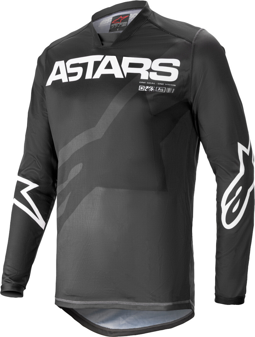 Alpinestars Racer Braap Maillot motocross Noir Blanc S