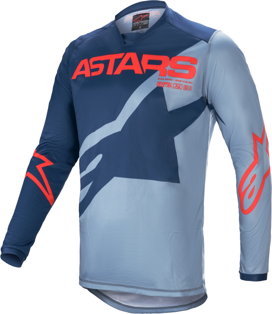 Alpinestars Racer Braap Maillot motocross Bleu S