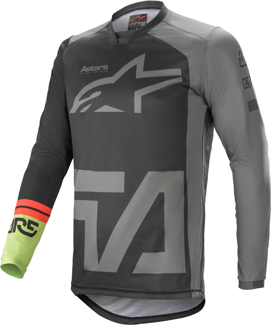 Alpinestars Racer Compass Maillot motocross Noir Gris S