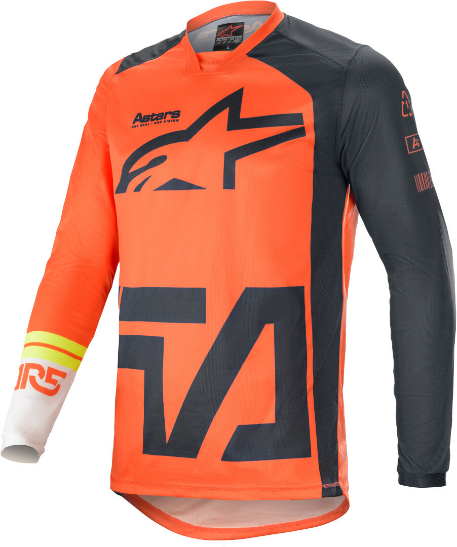 Alpinestars Racer Compass Maillot motocross Gris Orange S
